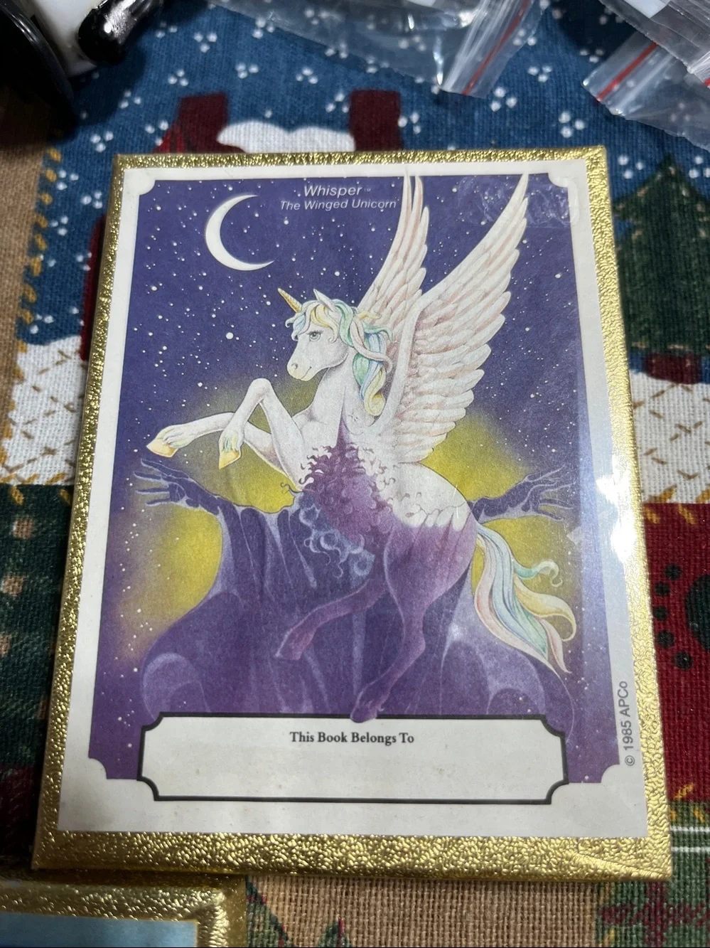 Unicorn Bookplates / Ex Libris Labels - bundle of 3